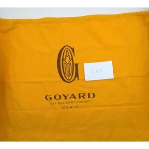 Authentic Orange Goyard Dust Bag – 21"Wx14"H for Handbags, Wallets & Accessories